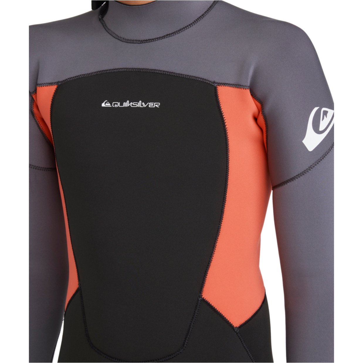 2025 Quiksilver Junior Prologue+ 5/4/3mm Rückenreißverschluss Neoprenanzug 25CW213509 - Cayenne